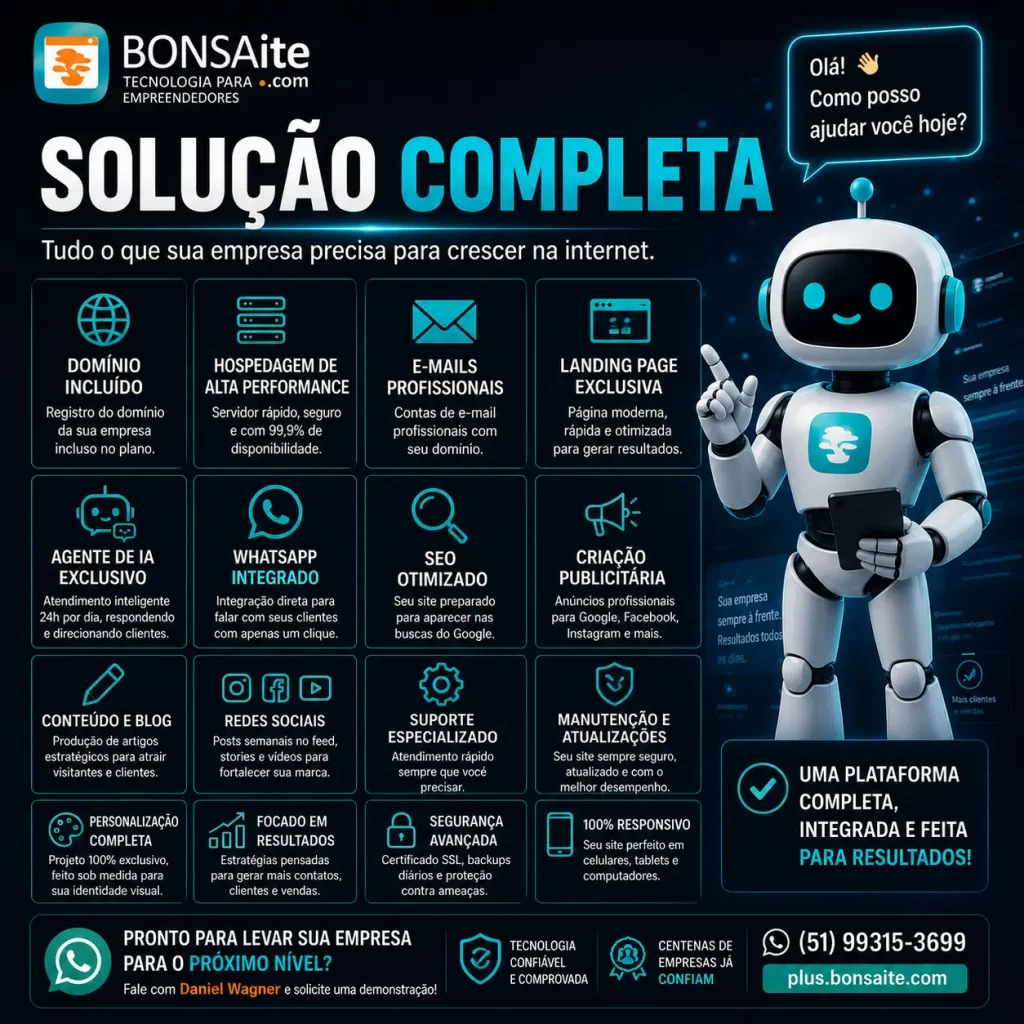 FEITO POR HUMANOS COM ALTA TECNOLOGIA!